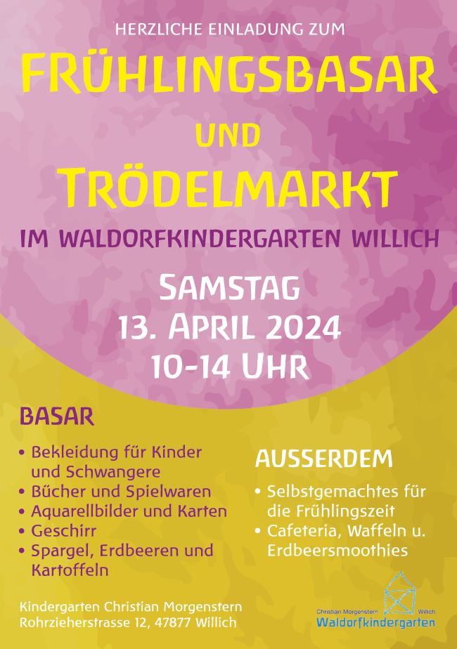 Frühlingsbasar und Trödelmarkt in Willich, 13. April